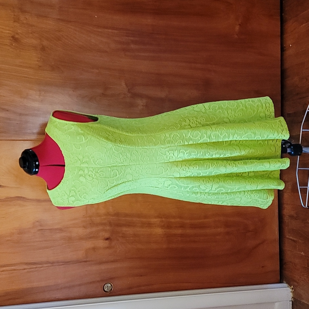 Bright Green Dress